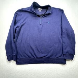IZOD Advantage Performance Stretch 1/4 Zip Pullover XL Blue